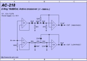 2 Way Crossover Wiring Diagram Crossover Circuit Diagram Crossover Pcb Schema Wiring Diagram