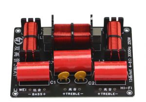 2 Way Crossover Wiring Diagram Ghxamp 200w 400w Speaker Subwoofer Crossover Audio 1 Way Filter
