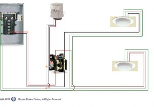 2 Wire Photocell Wiring Diagram How to Wire A Photocell with A Relay Contactor for