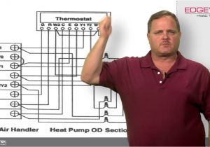 2 Wire thermostat Wiring Diagram Heat Only Wiring Of A Two Stage Heat Pump Youtube