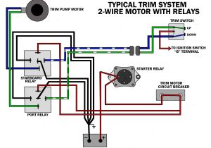 2 Wire Trim Motor Wiring Diagram Common Outboard Motor Trim and Tilt System Wiring Diagrams