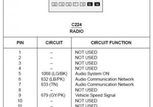 2000 ford F150 Radio Wiring Diagram 2000 ford Stereo Wiring Diagrams Wiring Diagram Features