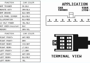 2000 ford Taurus Radio Wiring Diagram ford Taurus Radio Wiring Diagram Wiring Diagram User