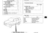 2000 Honda Crv Door Wiring Diagram 2000 Honda Crv Service Repair Manual