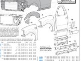 2001 ford F150 Wiring Harness Diagram ford F 250 Body Parts Diagram Wiring Diagram Data
