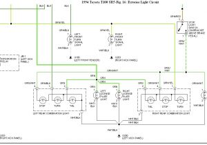 2001 toyota Sequoia Alternator Wiring Diagram 1994 toyota Pickup Wiring Diagram Trailer Lights Blog