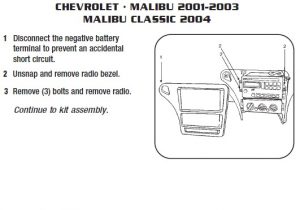 2002 Chevy Malibu Stereo Wiring Diagram 2002 Chevrolet Malibuinstallation Instructions 2002 Chevy Malibu Stereo Wiring Diagram 2002 Chevrolet Malibuinstallation Instructions