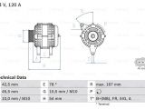 2002 ford Focus Alternator Wiring Diagram Details About ford Focus C Max 2 0d Alternator 03 to 07 Bosch 1229258 1255712 1477737 1676842