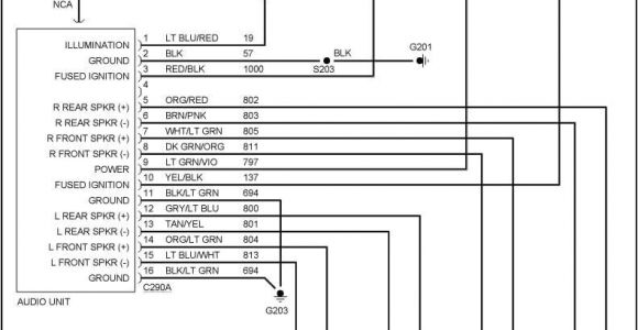 2002 ford Taurus Radio Wiring Diagram Taurus Wiring Harness Wiring Diagrams for