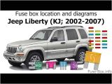 2002 Jeep Liberty Tail Light Wiring Diagram Fuse Box Location and Diagrams Jeep Liberty Kj 2002 2007