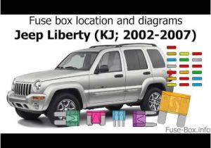 2002 Jeep Liberty Tail Light Wiring Diagram Fuse Box Location and Diagrams Jeep Liberty Kj 2002 2007