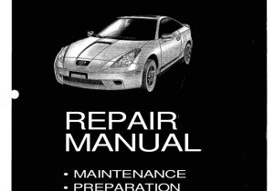 2002 toyota Celica Wiring Diagram 2002 toyota Celica Service Repair Manual