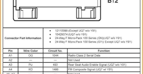 2003 Chevy Silverado Bose Radio Wiring Diagram 2008 Chevrolet Trailblazer Radio Wiring Diagram Blog