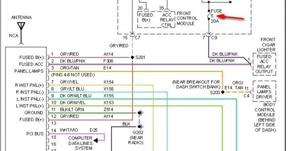 2003 Dodge Caravan Stereo Wiring Diagram My Radio Quit Working In My Dodge Caravan It is A 2003