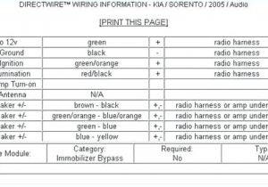2003 Kia sorento Stereo Wiring Diagram 2004 Kia sorento Radio Wiring Wiring Diagram Info