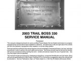 2003 Polaris Trail Boss 330 Wiring Diagram 2003 Polaris Trailboss 330 atv Service Repair Manual by