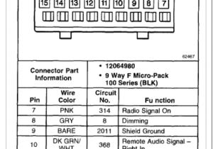 2005 Tahoe Stereo Wiring Diagram 2008 Chevrolet Trailblazer Radio Wiring Diagram Blog
