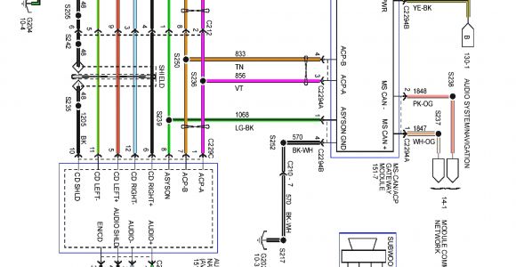 2006 ford Escape Stereo Wiring Diagram ford Escape Radio Wiring Wiring Diagram