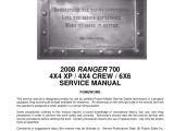 2007 Polaris Ranger 700 Xp Wiring Diagram 2008 Polaris Ranger 4×4 700 Efi Service Repair Manual