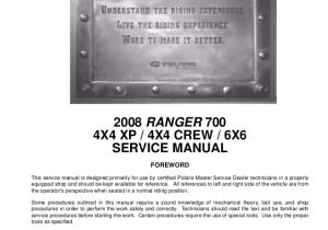 2007 Polaris Ranger 700 Xp Wiring Diagram 2008 Polaris Ranger 4×4 700 Efi Service Repair Manual 2007 Polaris Ranger 700 Xp Wiring Diagram 2008 Polaris Ranger 4×4 700 Efi Service Repair Manual