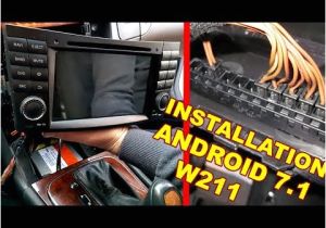 2012 Mercedes C300 Xenon Wiring Diagram Mercedes W211 Detailed Installation android 7 1 Radio Dvd Comand Canbus Wheel buttons Decoder