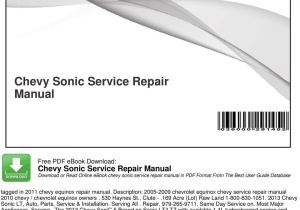 2013 Chevy sonic Ac Wiring Diagram Chevy sonic Service Repair Manual Pdf Free Download 2013 Chevy sonic Ac Wiring Diagram Chevy sonic Service Repair Manual Pdf Free Download