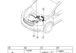2014 Kia forte Wiring Diagram 91470a7200 Genuine Kia Wiring assembly Control