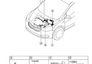 2015 Kia forte Wiring Diagram 91480a7120 Genuine Kia Wiring assembly Control