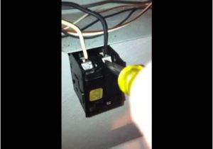 220 Breaker Box Wiring Diagram Dryer Outlet 30 Amp Breaker Replaced Part 4 Youtube