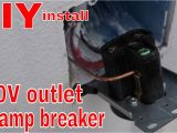 220 Volt Breaker Wiring Diagram Diy 240 Volt Outlet 50 Amp Breaker In My Home Workshop Easiest Install Ever