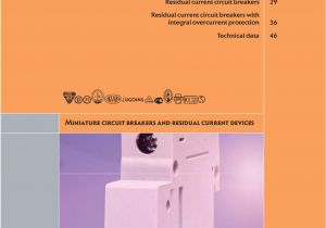 220 Volt Breaker Wiring Diagram Miniature Circuit Breakers and Residual Current Devices Part
