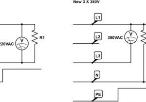230 Volt Plug Wiring Diagram 3 Phase 380 V to 3 Phase 230 V Electrical Engineering