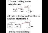 24 Volt Battery Wiring Diagram How to Connect 12v 24v Trolling Motor with 1 and 2 Batteries Youtube
