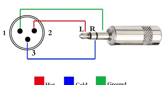 3.5 Mm Jack to Xlr Wiring Diagram Amazon Com Tisino Mini Jack 3 5mm 1 8 Inch Trs Stereo Male to Xlr