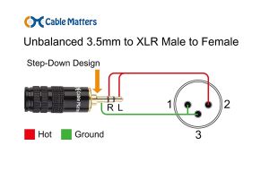 3.5 Mm Jack to Xlr Wiring Diagram Buy Cable Matters Xlr to Trs 3 5mm 1 8 Inch Cable 6 Feet 6 Online at 3.5 Mm Jack to Xlr Wiring Diagram Buy Cable Matters Xlr to Trs 3 5mm 1 8 Inch Cable 6 Feet 6 Online at