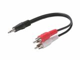 3.5 Mm to Rca Wiring Diagram Eagle 6 Inch 3 5mm Stereo Male to 2 Dual Rca Male Adapter Y Cable