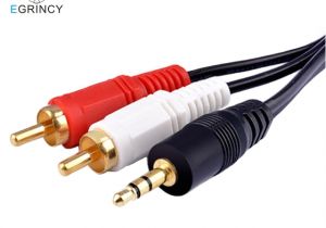 3.5 Mm to Rca Wiring Diagram Egrincy Rca Cable 2 Rca to 3 5 Audio Cable Rca 3 5mm Jack Male to