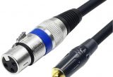 3.5 Mm to Xlr Male Wiring Diagram Disino Xlr to 3 5mm 1 8 Inch Stereo Microphone Cable for Camcorders Dslr Cameras Computer Recording Device and More 1 6ft 50cm