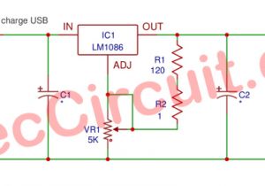 3 Bank Battery Charger Wiring Diagram Power Bank Mobile Charger Circuit Using Lm1086 Eleccircuit Com