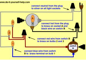 3 Bulb Lamp Wiring Diagram How to Wire A 3 Way Lamp socket