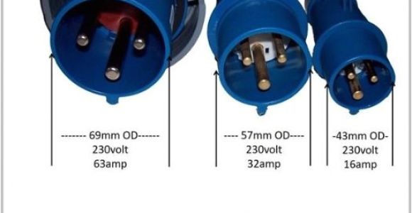 3 Phase 5 Pin Plug Wiring Diagram Industrial Extension Leads Plug Connector Types Explained