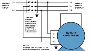 3 Phase Converter Wiring Diagram How to Properly Operate A Three Phase Motor Using Single Phase Power