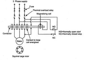3 Phase Dol Starter Wiring Diagram Sizing Of Contactor and Overload Relay for 3 Phase Dol Starter