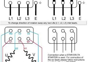 3 Phase Electric Motor Starter Wiring Diagram Electric Motor Star and Delta Wiring and Link Connections