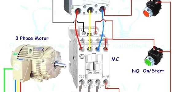 3 Phase Motor Contactor Wiring Diagram Motor Starter Wiring Diagram Download Wiring Diagrams System