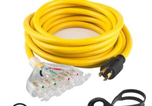 3 Prong Extension Cord Wiring Diagram Yodotek 25 Feet Heavy Duty Generator Extension Cord Generator Locking Cord Nema L14 30p Four 5 20r 4 Prong 10 Gauge Flexible Generator