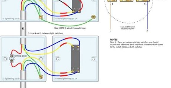 3 Way Light Switch Wiring Diagram Pinterest