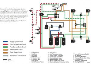 3 Wire Brake Light Diagram Tractor Trailer Air Brake System Diagram with Images