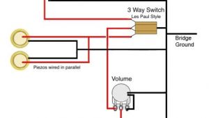 3 Wire Humbucker Wire Diagram Ted Crocker Wiring Diagram 1 Single Coil 2 Piezo 1 Vol 3 Way