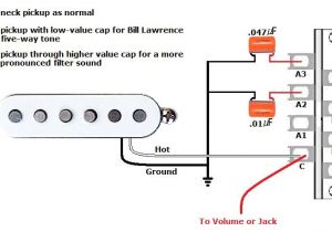 3 Wire Humbucker Wiring Diagram Capacitors as High Pass Filter Wiring with Images Guitar